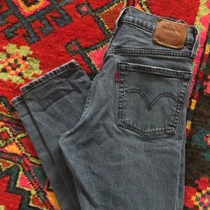 Levi's 501 Grey Skinny Jean Size 27